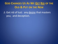 50 days of Transformation Spiritual Health: How God Changes Us. -  ppt download