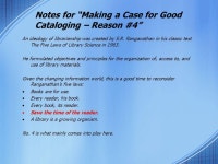 GIGO: New Discovery Tools Powered By Good Cataloging Joni Lynn Cassidy President/CEO Cassidy Cataloguing Services, Inc. The... 