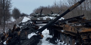 Ukraine Has Become a Graveyard for Russian Tanks - WSJ Ukraine Has Become a Graveyard for Russian Tanks