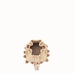 Raffia and beige leather mini-bag - MON TRESOR | Fendi Raffia and beige leather mini-bag - MON TRESOR | Fendi | Fendi Online Store