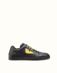 Black and yellow leather lace-ups - SNEAKERS | Fendi Black and yellow leather lace-ups - SNEAKERS | Fendi  | Fendi Online Store