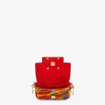 Red fabric charm - NANO BAGUETTE CHARM | Fendi Red fabric charm - NANO BAGUETTE CHARM | Fendi | Fendi Online Store