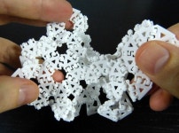 {3,7} radius 3 (GJUUELHGB) by henryseg {3,7} radius 3 by henryseg on Shapeways