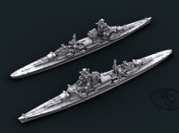 1/1800 KM CA Admiral Hipper [1941] (C3XWSMKWJ) by matt_atknsn 1/1800 KM CA Admiral Hipper [1941] by matt_atknsn on Shapeways
