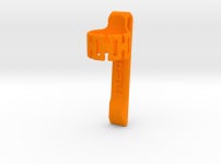Pen Clip: for 12.7mm (1/2) Diameter Body (9LTTJDW2R) by Tofty2 Pen Clip: for 12.7mm (1/2) Diameter Body by Tofty2 on Shapeways