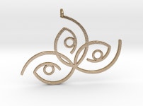 Eyes On The Outside (34GJGGH2R) by Soycrates Eyes On The Outside by Soycrates on Shapeways
