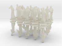 1-192 US Navy Dungaree Set 1 (55GX8HF2S) by HOLDEN8702ND 1-192 US Navy Dungaree Set 1 by HOLDEN8702ND on Shapeways