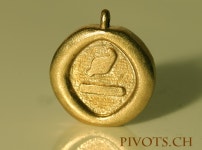 4 Elements - Earth Pendant (L7DZZ3MWS) by Pivots 4 Elements - Earth Pendant by Pivots on Shapeways