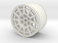 RALLY WHEEL 12 SPOKES (GHC3BWB65) by cedricrb RALLY WHEEL 12 SPOKES by cedricrb on Shapeways
