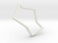 #33 D4d sulfur S8 (MNL4TJG2L) by Ngaged #33 D4d sulfur S8 by Ngaged on Shapeways