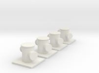 1/35 DKM Destroyer Bollard v3 Set x4 (73PBKKSW9) by diStefan 1/35 DKM Destroyer Bollard v3 Set x4 by diStefan on Shapeways