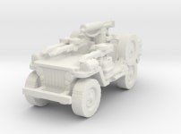 1/56 28mm LRDG SAS Jeep 6 (E3UFS56T5) by 3dtankfactory 1/56 28mm LRDG SAS Jeep 6 by 3dtankfactory on Shapeways