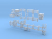 P 200-20 Fahrgestell Felbermayr Nr. 3000 (7RMTBR72R) by gregor57 P 200-20 Fahrgestell Felbermayr Nr. 3000 by gregor57 on Shapeways