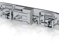 1/1800 Scale USS Durham LKA-114 (CL3CFYQEX) by wachapman 1/1800 Scale USS Durham LKA-114 by wachapman on Shapeways