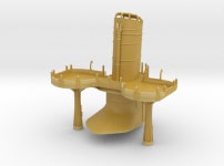 1/306 IJN Kagero Funnel 2 (7G2VH2YJH) by diStefan 1/306 IJN Kagero Funnel 2 by diStefan on Shapeways