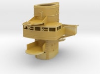 1/350 DKM Scharnhorst Admirals Bridge 2 (6D6GQ62SD) by diStefan 1/350 DKM Scharnhorst Admirals Bridge 2 by diStefan on Shapeways