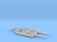 1/43 Chassis Renault 4L (V7LUC2BWH) by zamotan 1/43 Chassis Renault 4L by zamotan on Shapeways