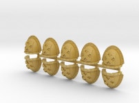 Assault Squad Mk3 Shoulder Pads x10 (P8H39G3U8) by MartilloYCola Assault Squad Mk3 Shoulder Pads x10 by MartilloYCola on Shapeways