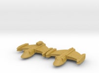 Romulan Scout 1/2500 x2 (HVM2396FP) by coelian276  Romulan Scout 1/2500 x2 by coelian276 on Shapeways