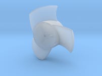 15mm EDF rotor - 3 blade pusher (EJ3TV3GHA) by nitrocharged 15mm EDF rotor - 3 blade pusher by nitrocharged on Shapeways