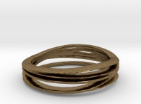 Anello bronzo misura7 (BPH7BCC86) by rolago Anello bronzo misura7 by rolago on Shapeways