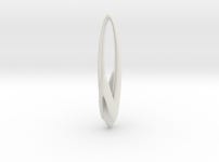 Arching Earring (C6QKME549) by jeremyzschau Arching Earring by jeremyzschau on Shapeways