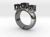 Cubist Ring-15 mm (8BS5NJN6R) by Meowasdasd57 Cubist Ring-15 mm by Meowasdasd57 on Shapeways