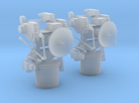 1/72 USN MK 57 Director (BPN9XBACC) by diStefan 1/72 USN MK 57 Director by diStefan on Shapeways