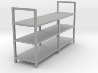 Garage Shelf - 1/24 (DQK5ELP8J) by MagRacer Garage Shelf - 1/24 by MagRacer on Shapeways