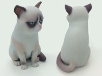 Grumpy Cat (H4454KUDD) by ManuelPoehlau Grumpy Cat by ManuelPoehlau on Shapeways