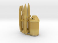 MS 32 launcher with RPK-1 1/96 (ACZZGKV2K) by hawkins751511 MS 32 launcher with RPK-1 1/96 by hawkins751511 on Shapeways