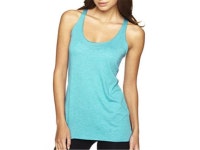 Next Level Apparel 6733 Girl Tri-Blend Racerback Tank - Tahiti Blue, Large-Newegg.com
