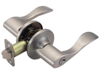 Design House 700500 Springdale 2-Way Latch Entry Door Handle, Adjustable Backset, Satin Nickel Finish - 700500-Newegg.com