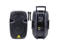 Kalo 215MIC 5 Inch 1600 Watt 2 Way Battery Powered Bluetooth Speaker PA System with USB/SD Readers, Remote Control and VHF... 