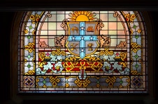 Awesome Stained Glass Window In the QVB Sydney Australia. 电脑壁纸，桌面背景 | 2464x1632 | ID:515283