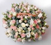 Basket of Roses Full HD 壁纸 and 背景 | 3400x2980 | ID:780163