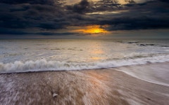 ID:780168 - Wallpaper Abyss  Dark Clouds and Sunset over Ocean HD Wallpaper | Background Image | 1920x1200 | ID:780168
