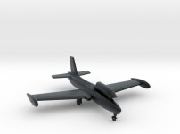 002I Aermacchi MB.326 on the Ground 1/144  (Y7BJBQD8A) by glehn 002I Aermacchi MB.326 on the Ground 1/144  by glehn on Shapeways
