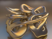 10 Found Hearts (QX56LGA6R) by DrescherDesigns 10 Found Hearts by DrescherDesigns on Shapeways