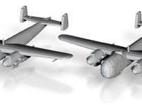 Dornier Do 217 M-1 1:200 x2 FUD (HKLRJESNL) by AEModels Dornier Do 217 M-1 1:200 x2 FUD by AEModels on Shapeways