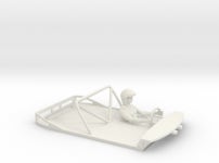 Scalextric 69 Camaro Cockpit (4CVZTBQ2E) by CG_Slotcars Scalextric 69 Camaro Cockpit by CG_Slotcars on Shapeways