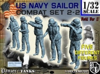 1-32 US Navy Sailors Combat SET 2-2 (R2LXRT7GE) by HOLDEN8702ND 1-32 US Navy Sailors Combat SET 2-2 by HOLDEN8702ND on Shapeways