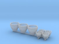 STAR DESTROYER AMT 1/4222 ENGINE BELLS SET (DFK68ZRQ9) by TonyRR STAR DESTROYER AMT 1/4222 ENGINE BELLS SET by TonyRR on Shapeways
