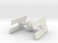 TIE Droid 1/270 (DXFLAJAGS) by Mel_Miniatures TIE Droid 1/270  by Mel_Miniatures on Shapeways