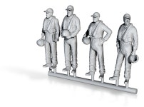 64-H0020: Tracker pilots scale 1:64 (6Y43CBVAE) by hpetiers 64-H0020: Tracker pilots scale 1:64 by hpetiers on Shapeways