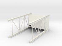 1/64 Dust collector frame (J2646LZW5) by miniskfarm 1/64 Dust collector frame by miniskfarm on Shapeways