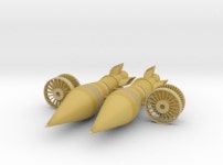SR-71 Blackbird Engine Spike, 1/72 (JQLZJXHSV) by mike962 SR-71 Blackbird Engine Spike, 1/72 by mike962 on Shapeways
