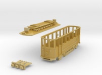 Motorwagen Ce 2/2 Nr 22-55 (Nm 1:160) (S7ME6RRGV) by railNscale Motorwagen Ce 2/2 Nr 22-55 (Nm 1:160) by railNscale on Shapeways