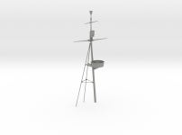 1/72 DKM Narvik-Klasse Z37 Forward Mast (GZQLYBR3A) by diStefan 1/72 DKM Narvik-Klasse Z37 Forward Mast by diStefan on Shapeways