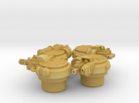4 Piece Combo - R1 Hatch Turrets (QXPYGY4E9) by matt_sweitzer 4 Piece Combo - R1 Hatch Turrets by matt_sweitzer on Shapeways